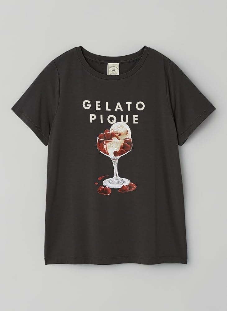 Amazon | [ジェラート ピケ] COOLレーヨンデザートロゴTシャツ